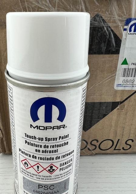 Mopar Jeep Dodge Chrysler PSC Metallic Silver Touch Up Spray Paint