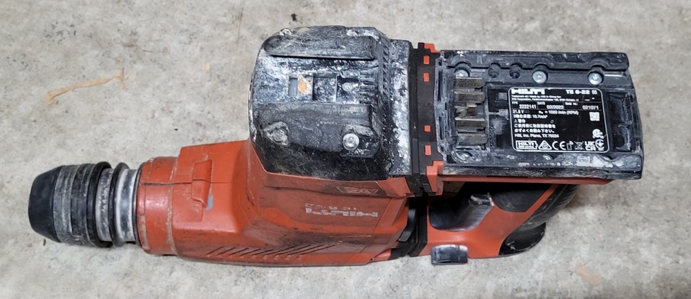 Hilti TE6-22 Cordless Rotary Hammer Drill Tested USED
