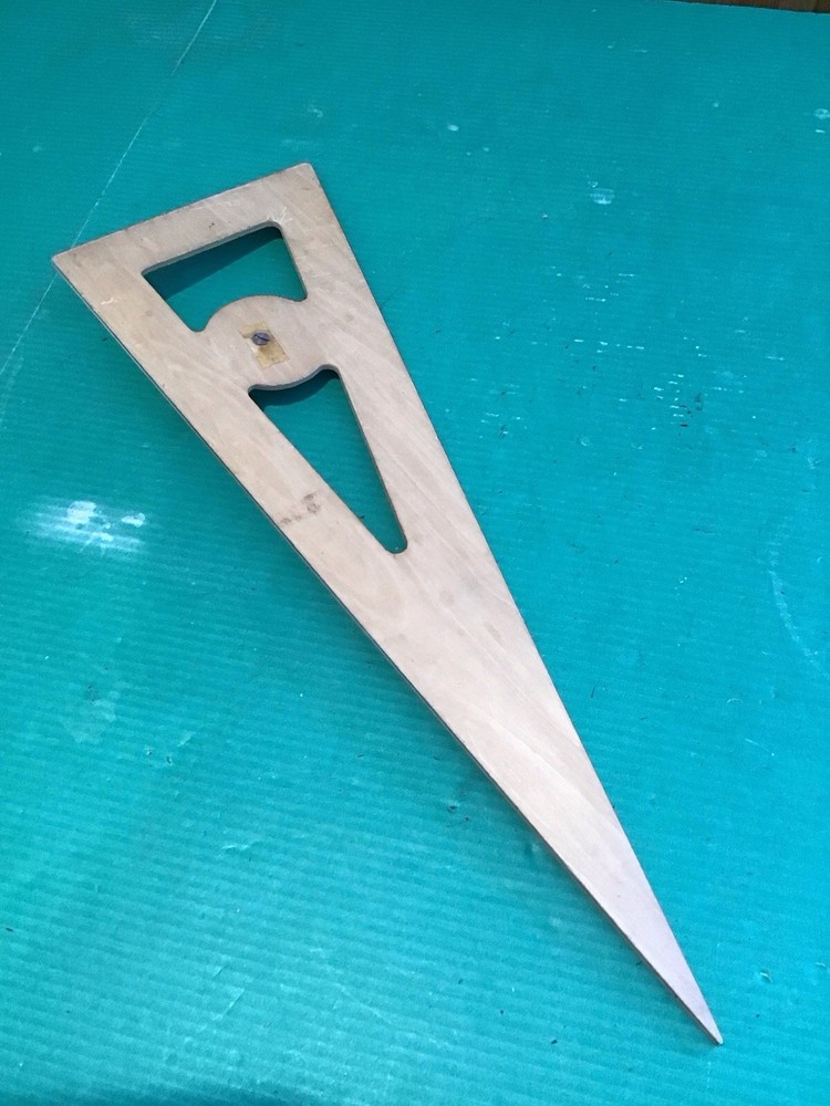 Vintage POST 1793 Wood Drafting Engineering Triangle Wood