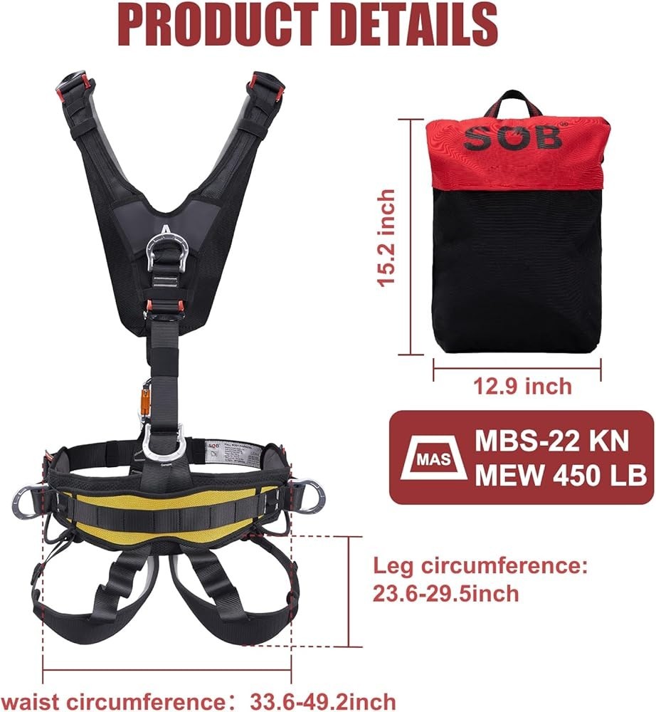 SOB Full Body Climbing Harness