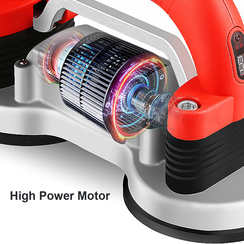 Automatic Tile Machine Tiles Vibrator Floor Vibrator Leveling Tool w/ 2 Battery