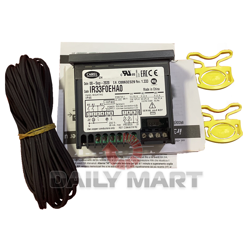 New In Box CAREL IR33F0EHA0 Temperature Controller