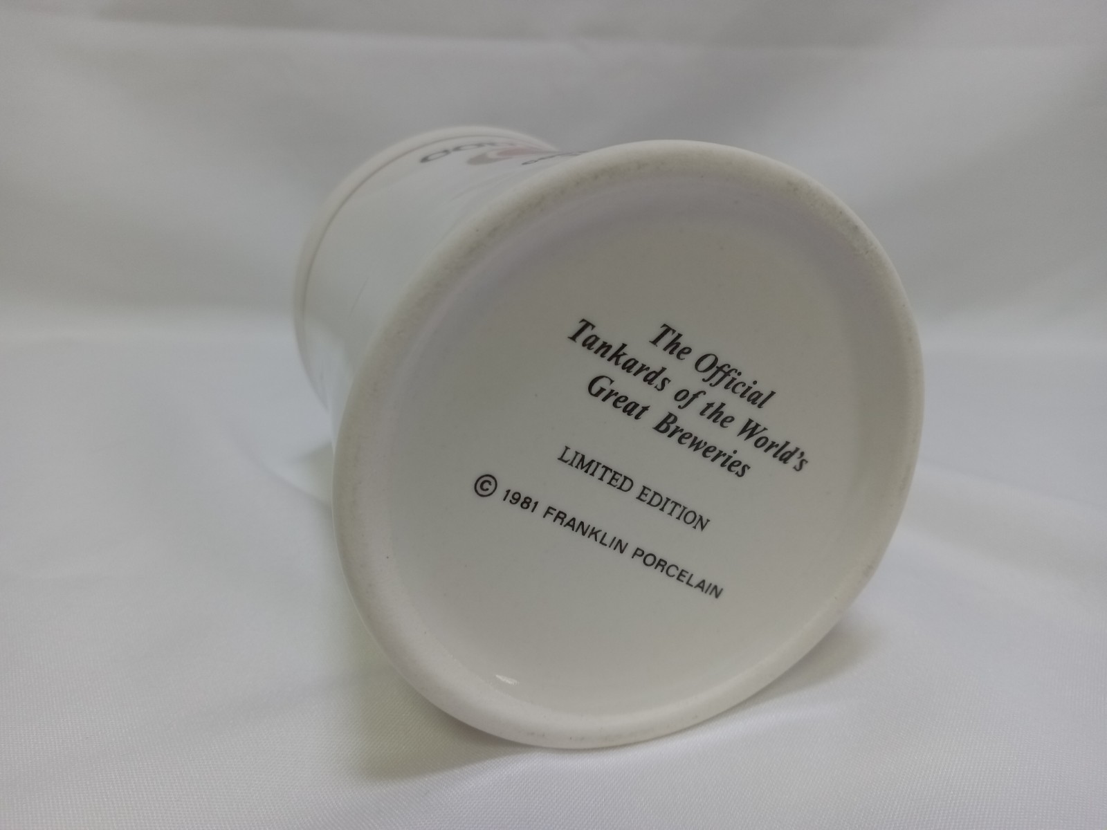 Courage Ale Brewing Mini Beer Mug Collectible Limited Edition Franklin Porcelain