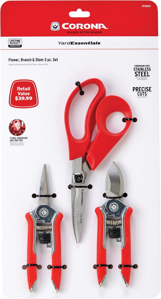 Tools Flower, Branch & Stem 3 Piece Set