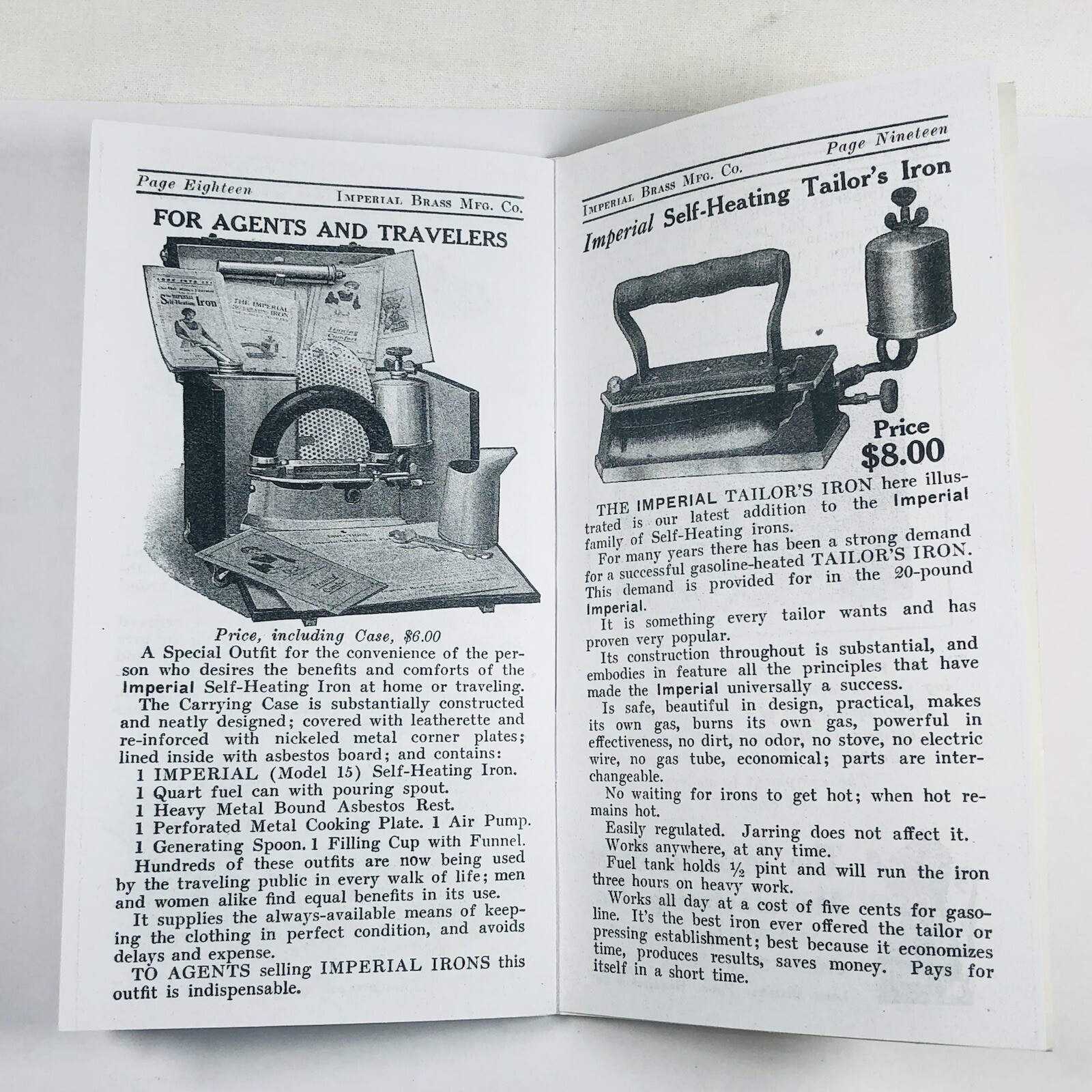 Reproduction Modern Ironing by Kero Sene Brochure 20-Page Product Catalog