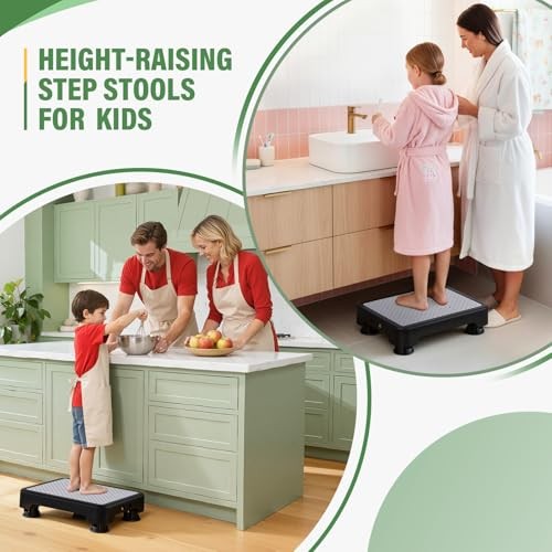 SOYO Mobility One Step Stool, Heavy Duty Non-Slip Platform for Elderly