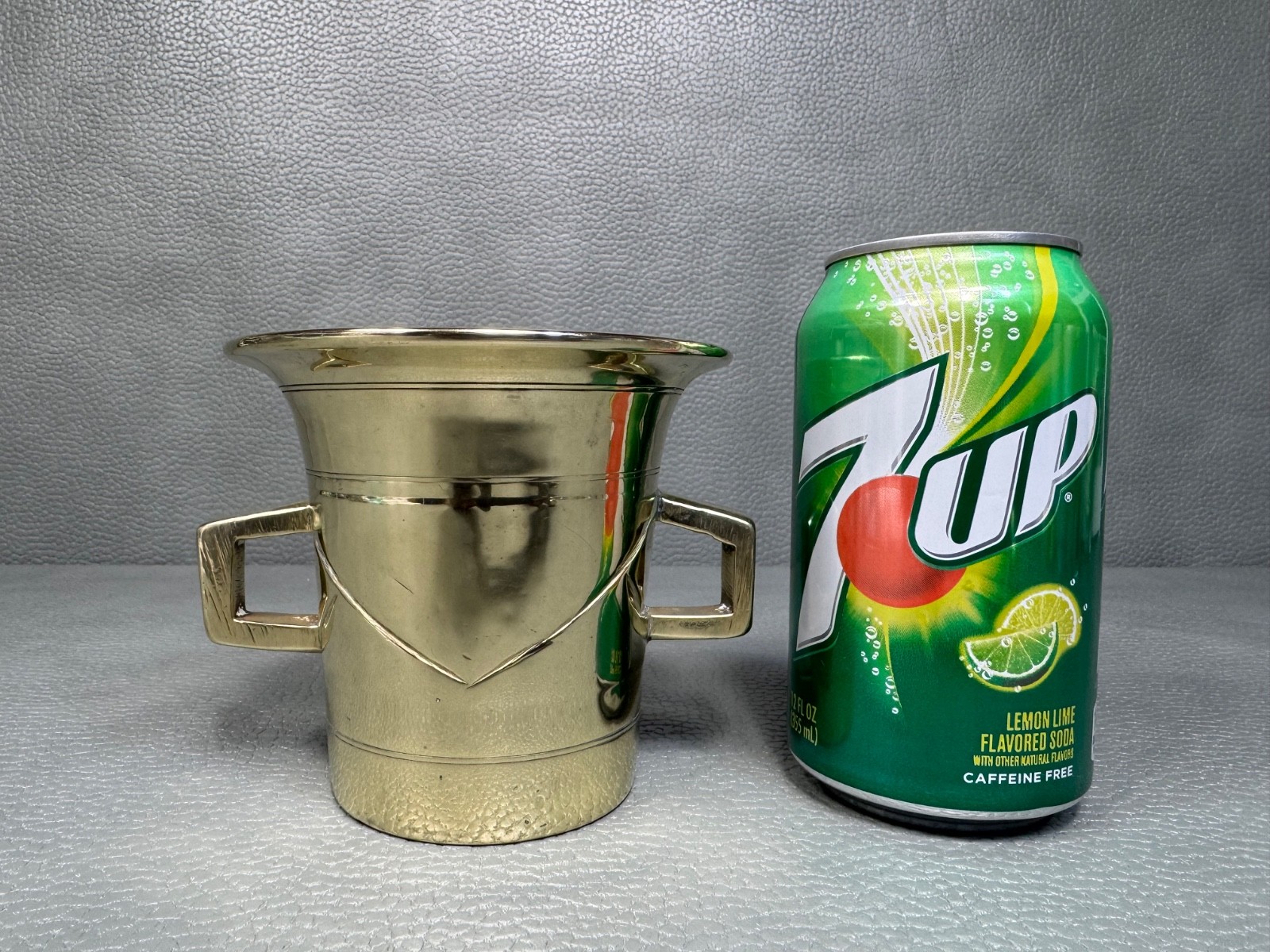 Vintage Mid Century Modern MCM Brass Mortar and Pestle 4 pounds