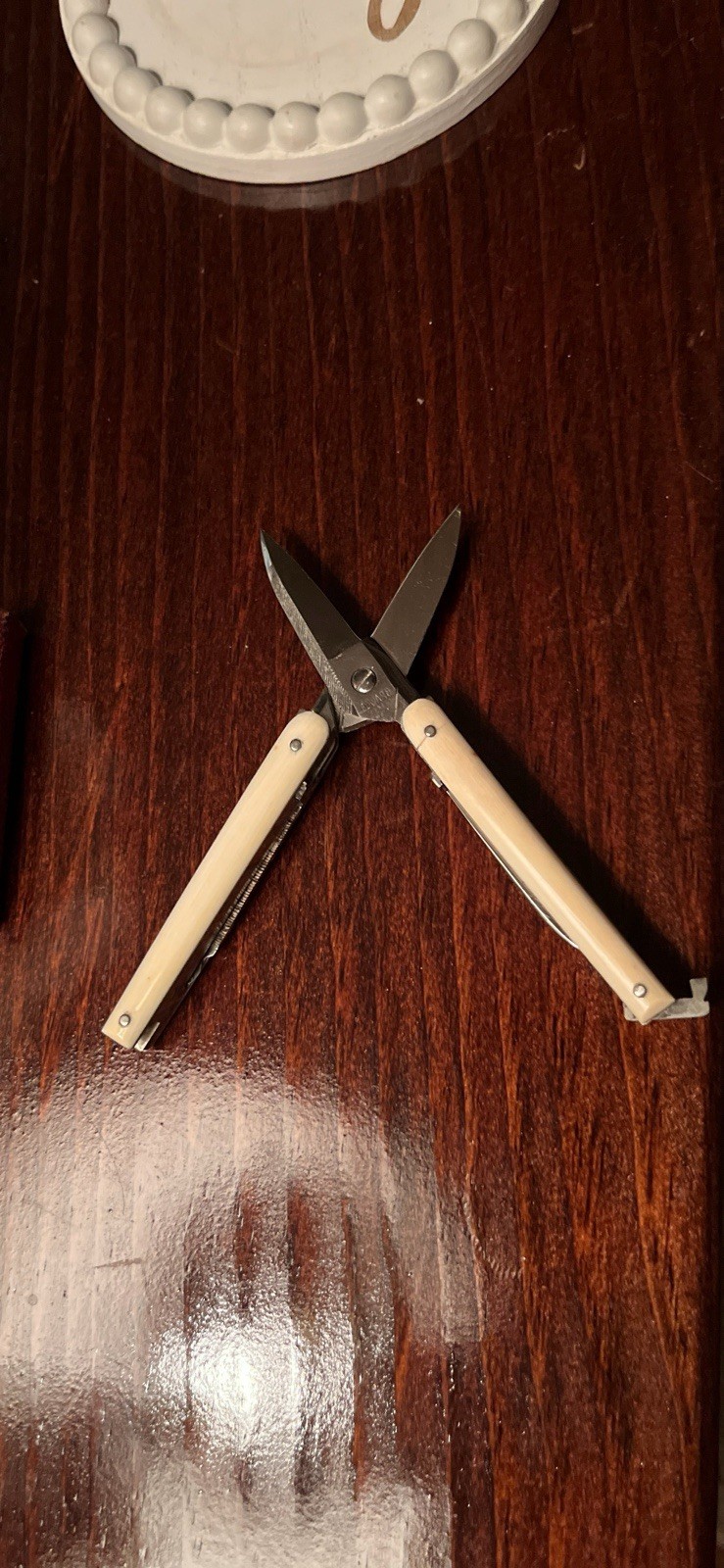 E. ZINN Germany Small Multi Tool Pearl Handles Original Packaging Early 1900’s