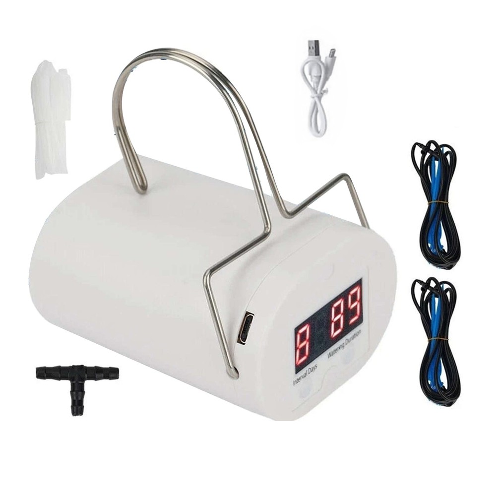 Auto Watering Device for Pots with Interval Timer 1-9 Days and Duration Setting