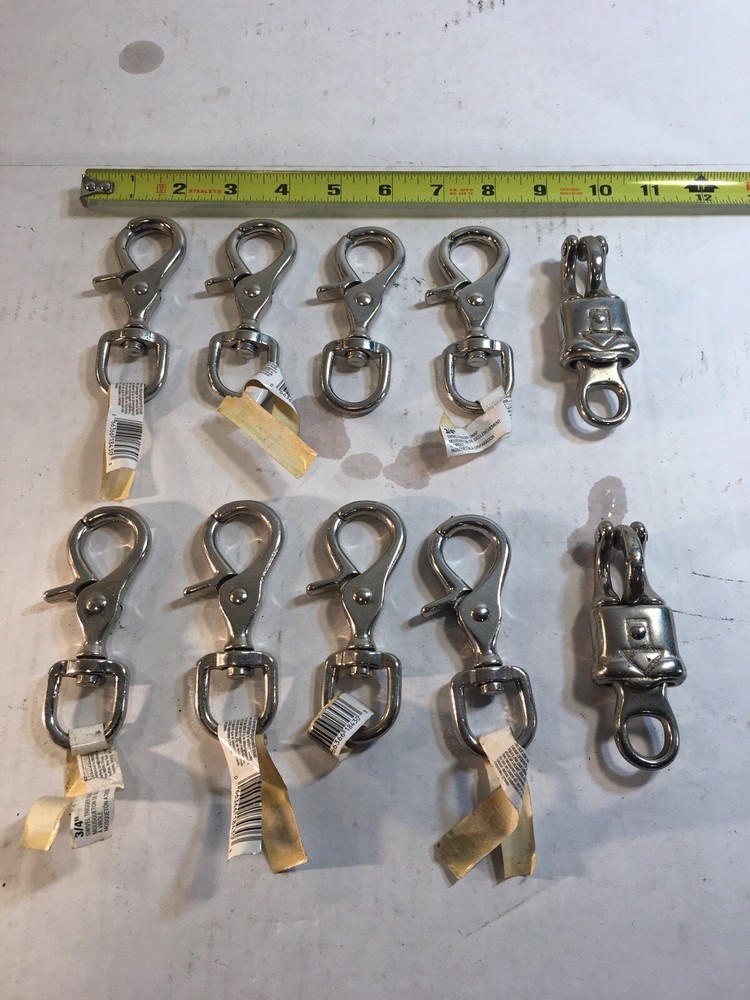 3/4” swivel trigger snaps horse, chain, rope hardware