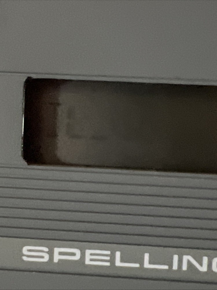 Franklin Computer Spelling Ace Linguistic Technology Model SA 98 Tested