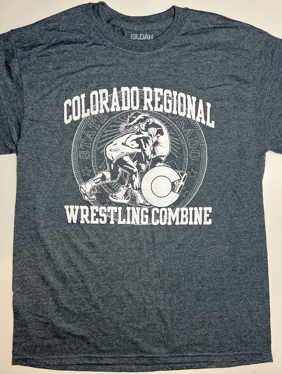 Colorado Wrestling Regional Combine Gray Tshirt S, M, L, XL, XXL, XXXL Overstock