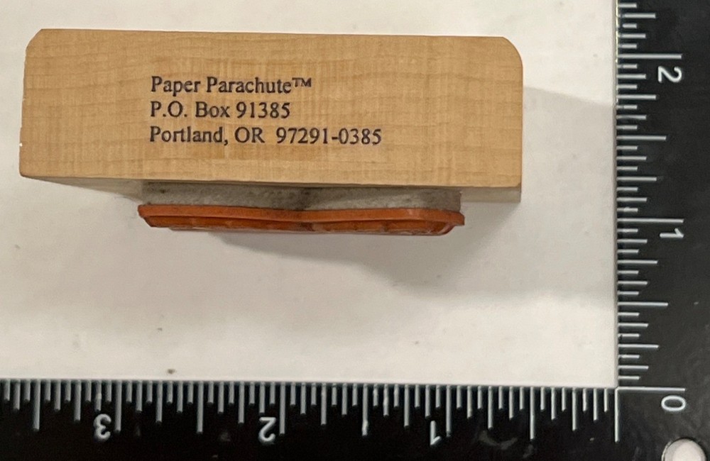 Leaf Design Rubber Stamp By Paper Parachute