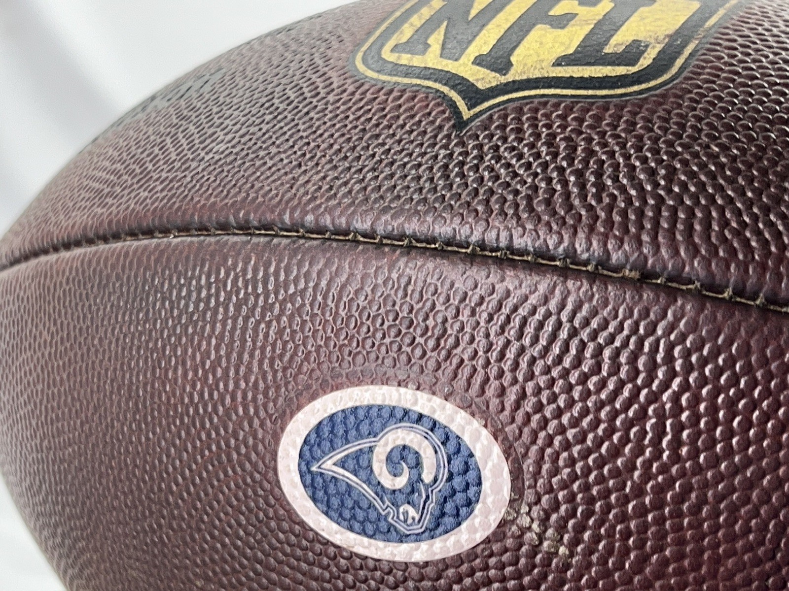 Flash sale!! RAMS LOGO - NFL "The Duke" Wilson Football - Prepped & Conditioned