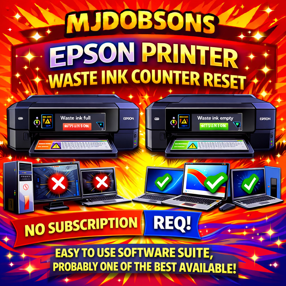Epson XP Reset Almost All Models Reset Waste Ink Reset DVD Post Worldwide