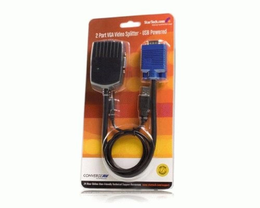 StarTech 2 Port VGA Video Splitter - USB Powered