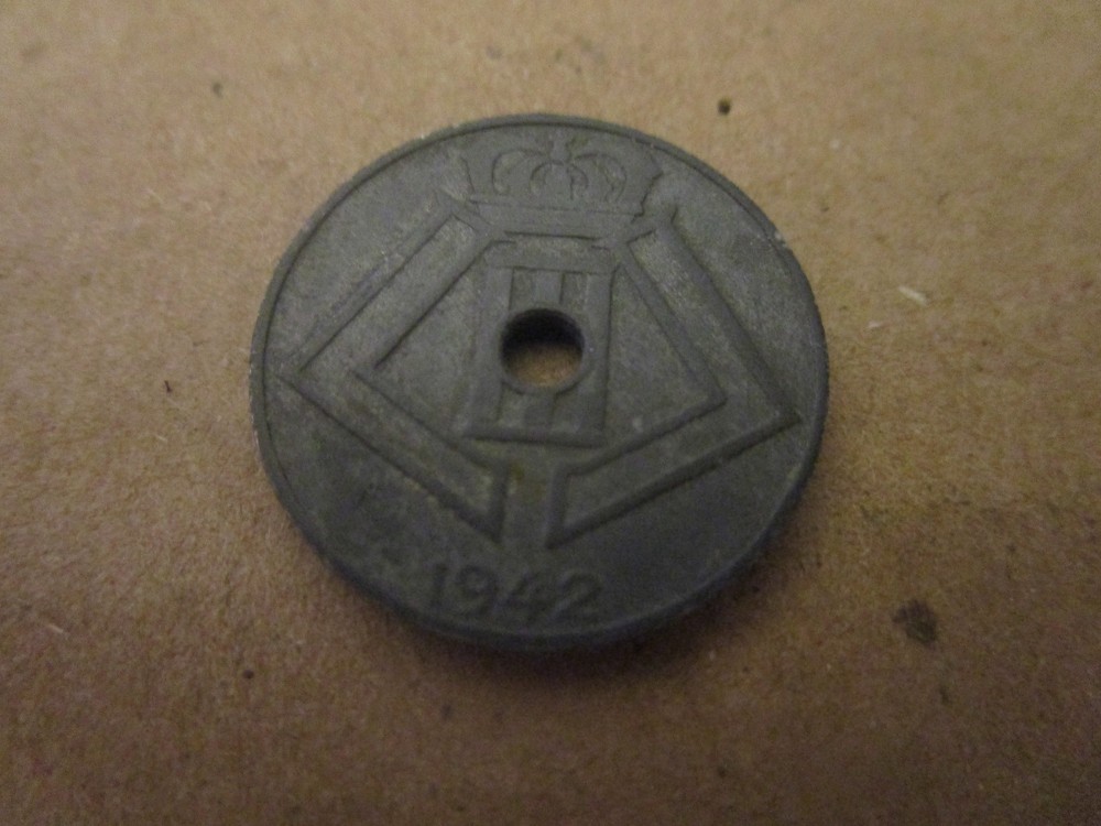 1942 Belgium 10 Ten Centimes