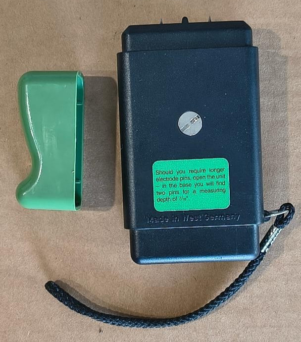 Lignomat Mini-Ligno Pin Type Moisture Meter w/ Case & Instructions Free US Ship