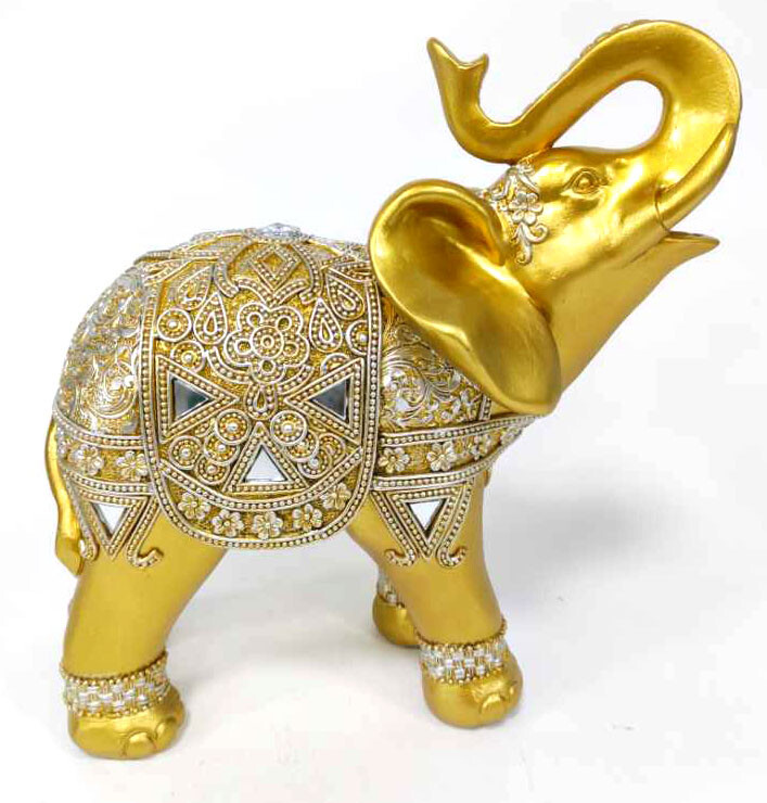 Feng Shui Collectible Lucky elephant statue figurine for home decor Holiday Gift