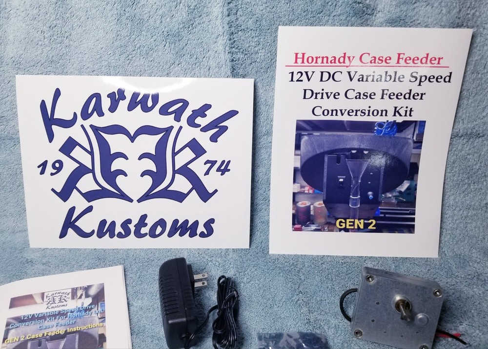 Hornady LNL Case Feeder 12v Variable Speed Drive Conversion Kit. Gen 2