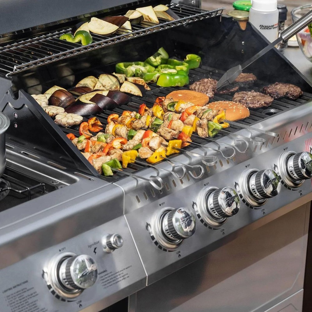 Gas Grill Electronic Ignition Module 7 Outlet Push Button Switch Igniter DHL-...