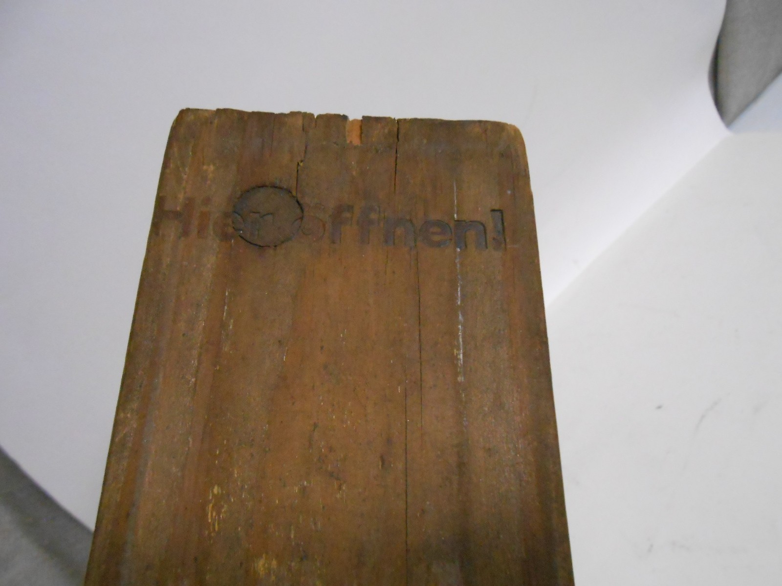 Antique Wooden 20 Cigar Mold Press Welker & Wimmer Wiesloch Primitive Farmhouse