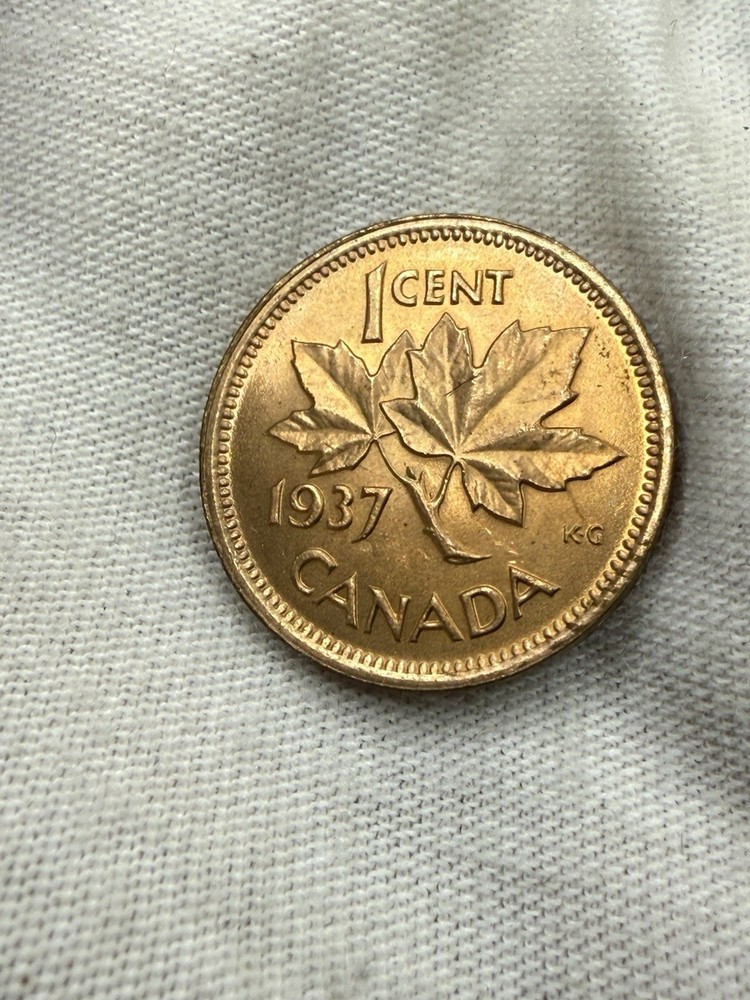 1937 Canada 1 Cent Red Uncirculated L241