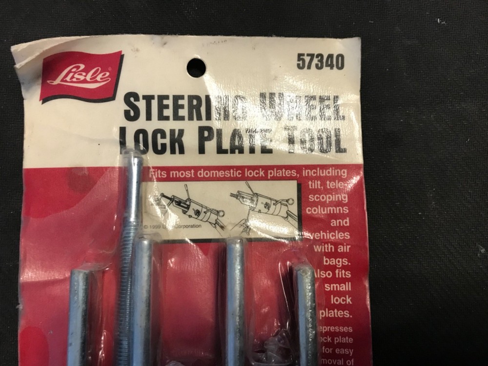 Lisle Tools Steering Wheel Lock Plate Tool Kit 57340