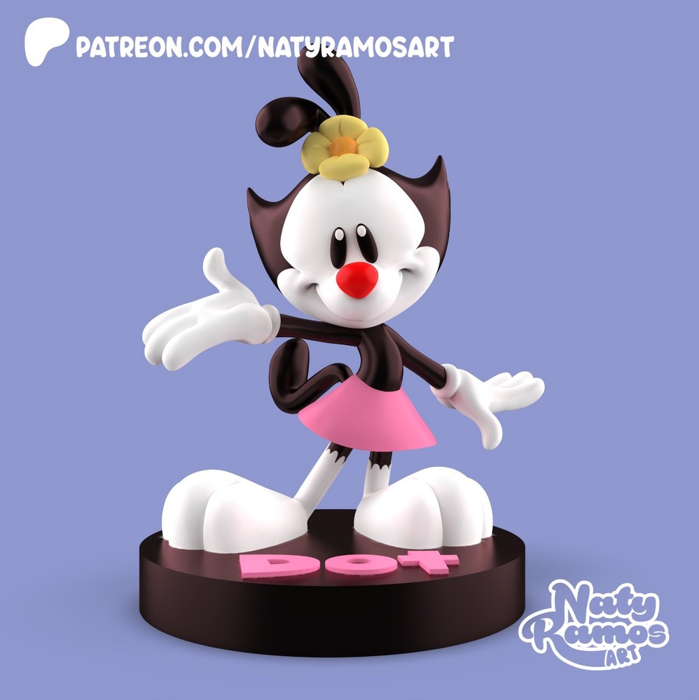 UNPAINTED Dot Animaniacs 3D Printed Model Kit NR