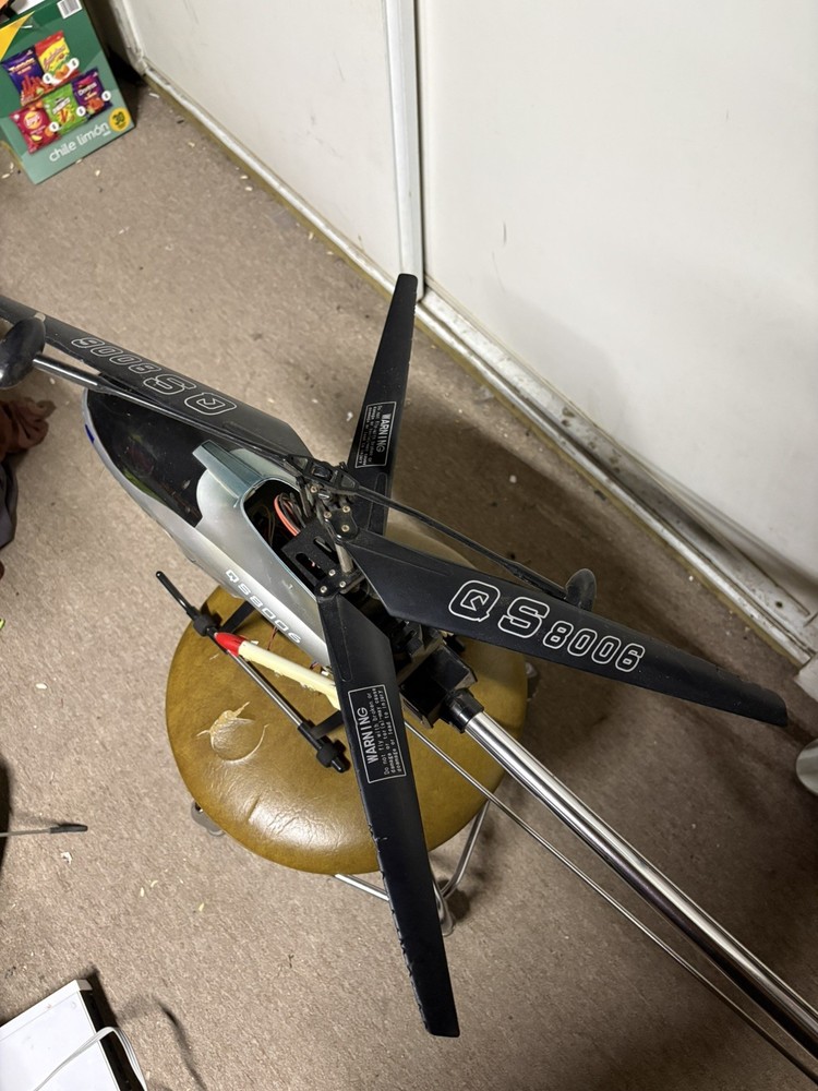 3.5 channel helicopter G.T model QS 8006 untested