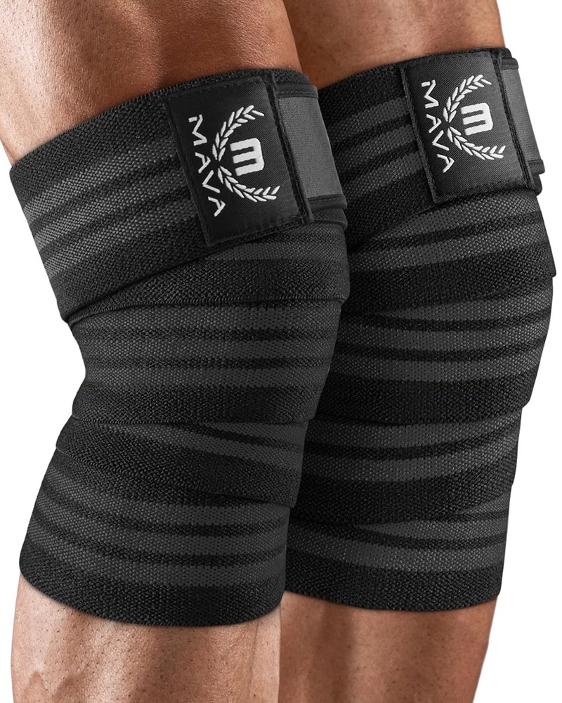 Weightlifting Knee Straps | Compression & Elastic Support