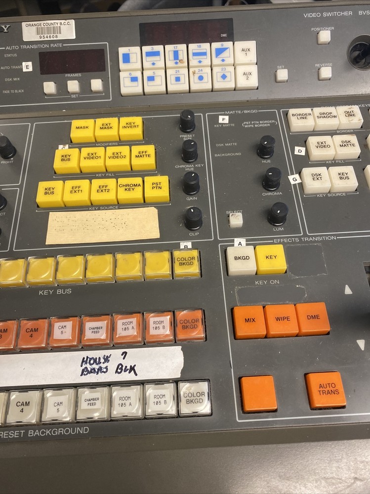 Sony Video Switcher BVS-3100 Editor Master Controller