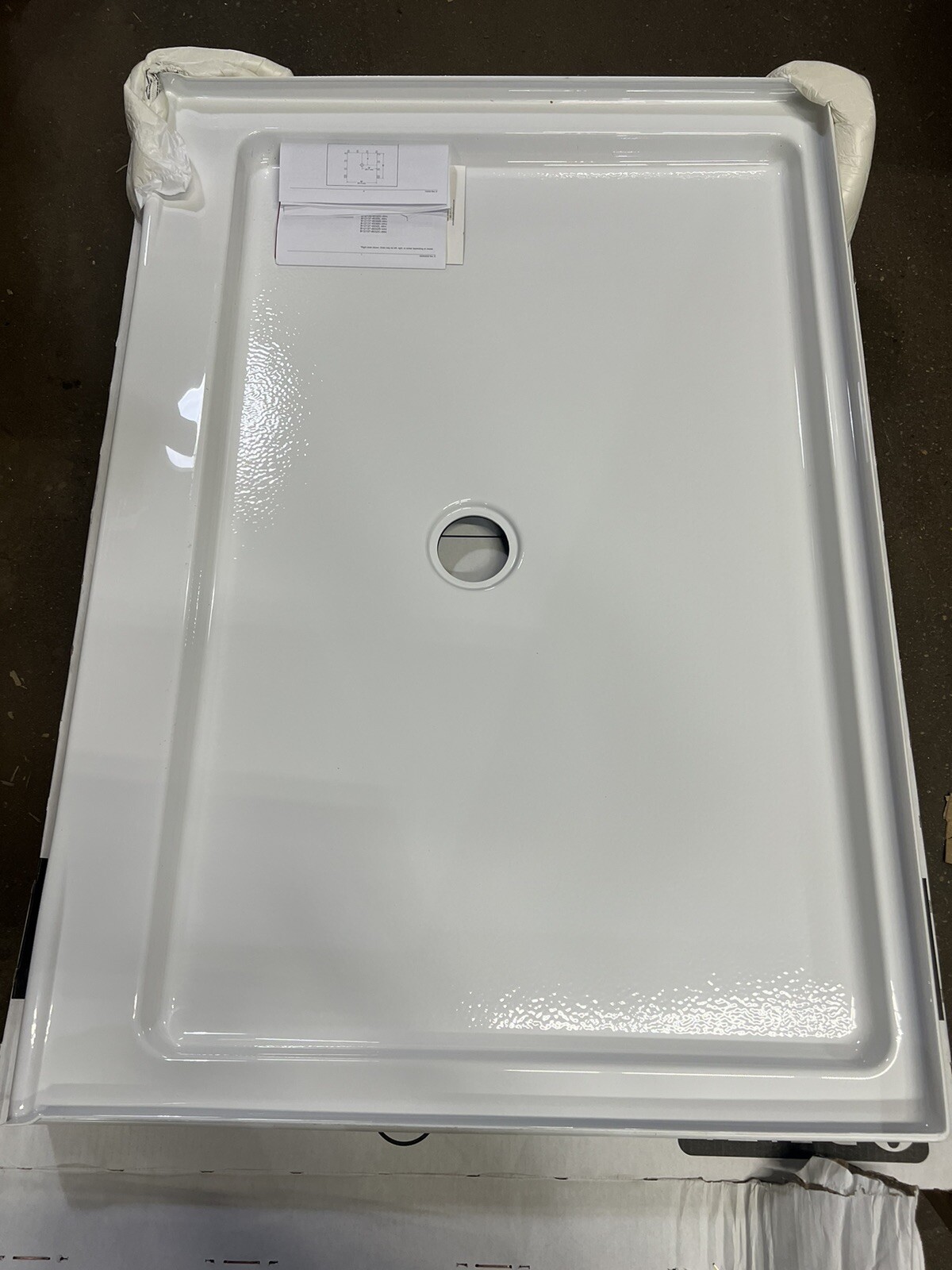 DELTA Classic 500 Shower Base 48"X34" High Gloss White 48" x 34" B12135-4834-WH