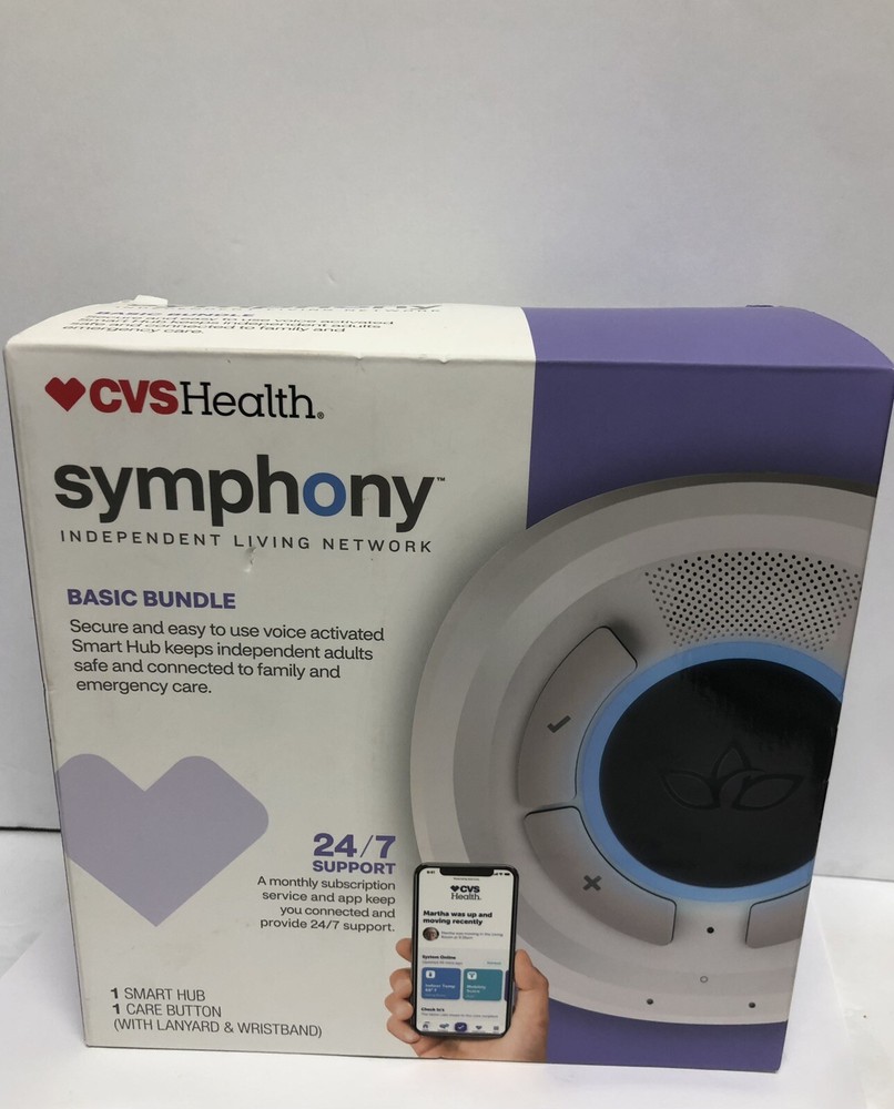 CVS Health Symphony Independ. Living Network Basic Bundle,Smart Hub,Care Button