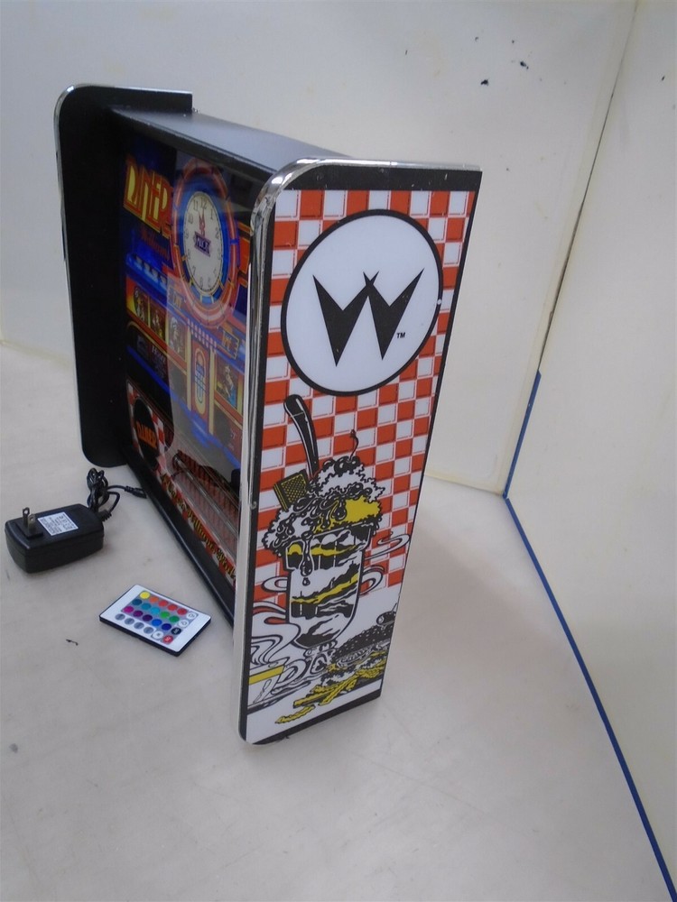 Williams Diner Pinball Head LED Display light box