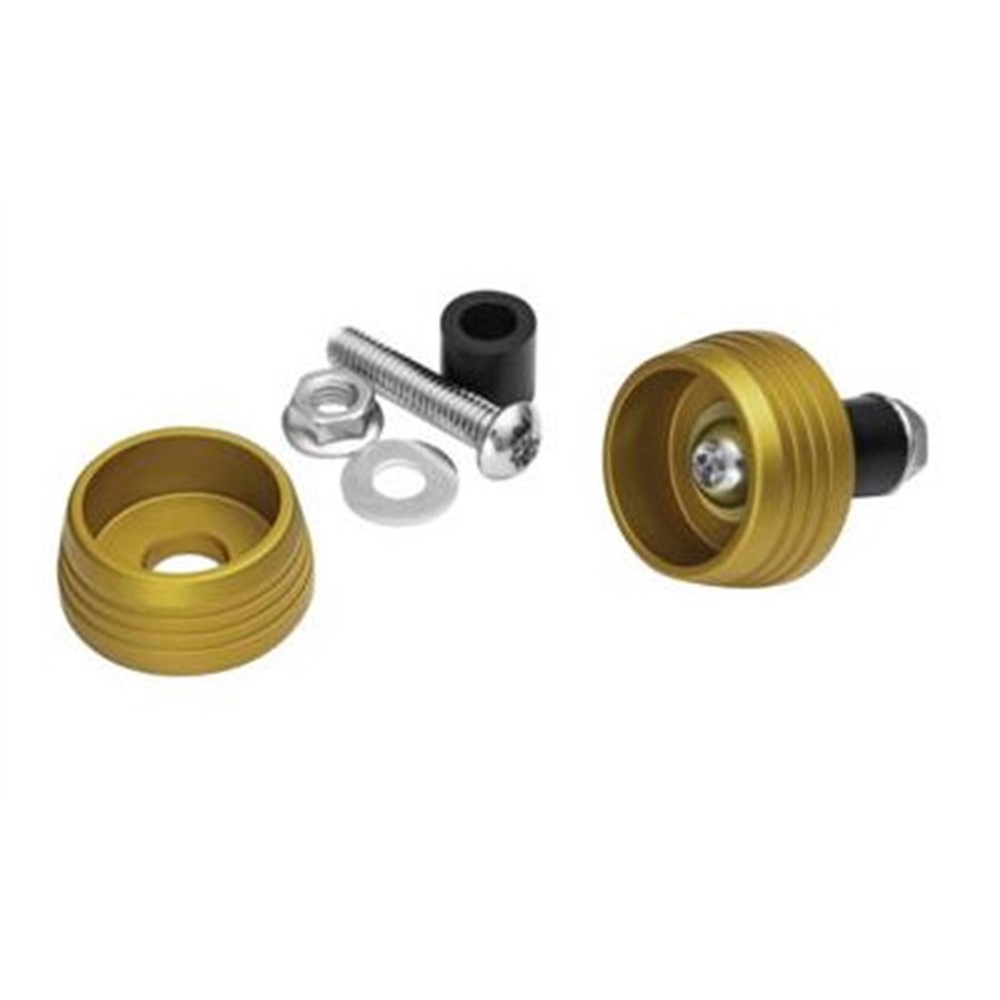 Kuryakyn Lodestar Front Axle Sliders Gold 3801