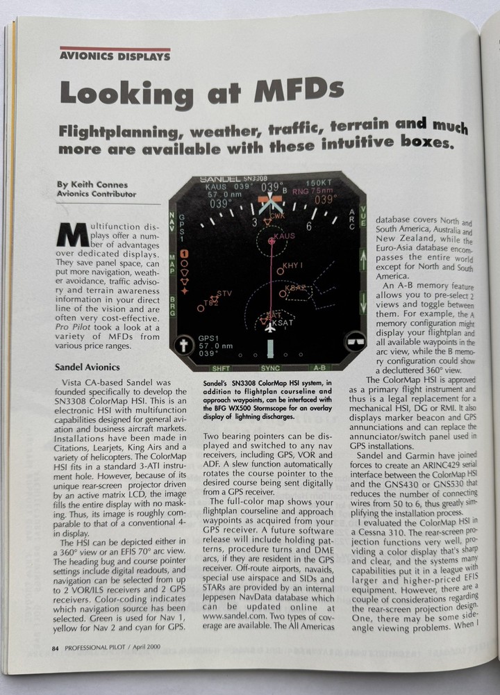 Professional Pilot Magazine April 2000 Vol 34 No 4 - Original