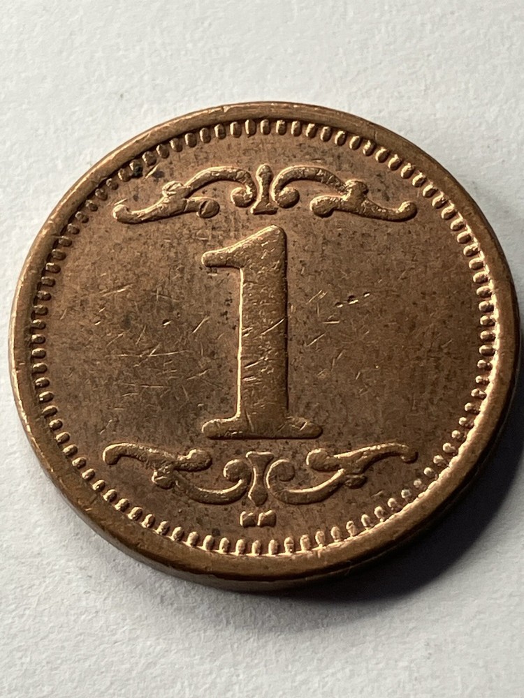 Older 1-point Blackbeard’s Cabe Arcade Token Defunct #ty1