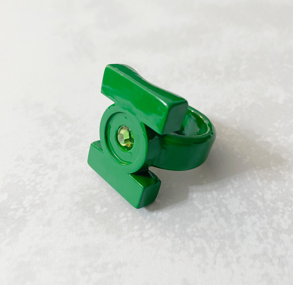 Green Lantern Power Ring, Hal Jordan, Silver Age, DC Comics, Block Style, JLA