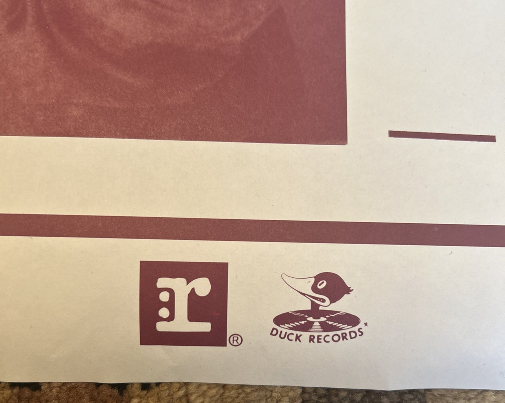 ERIC CLAPTON POSTER "FROM THE CRADLE" ALBUM RELEASE PROMO 1995