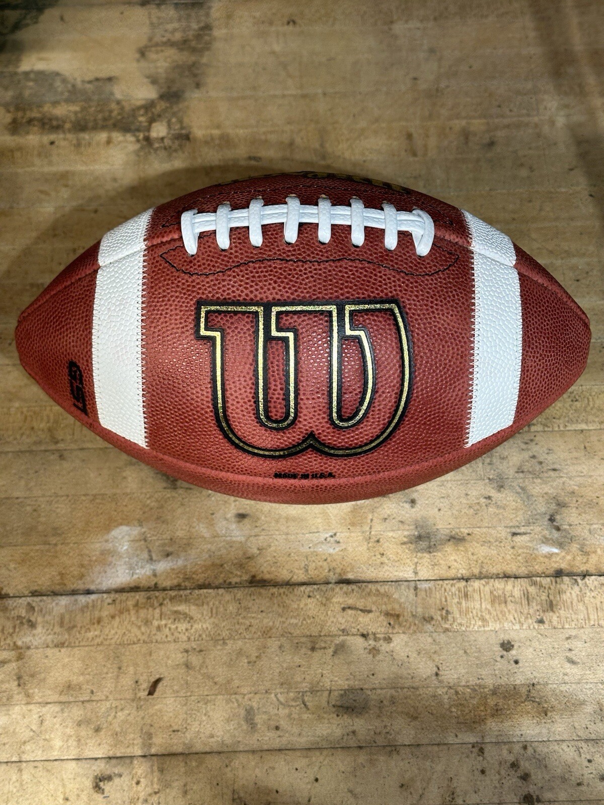 Wilson GST Full-Size Red NFL Panel Color Leather NFHS / NCAA Football - NEW