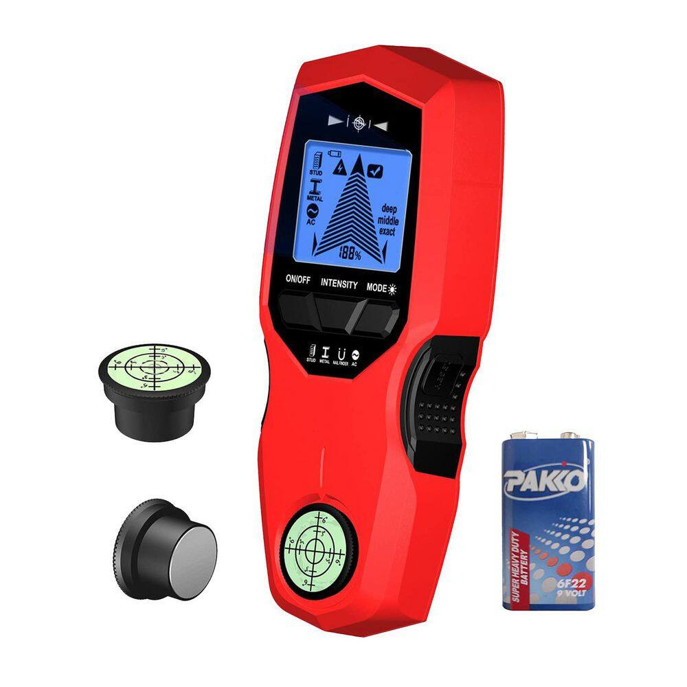 5 in 1 Wall Scanner Stud Finder with Upgraded Smart Sensor LCD Display Audio Ala