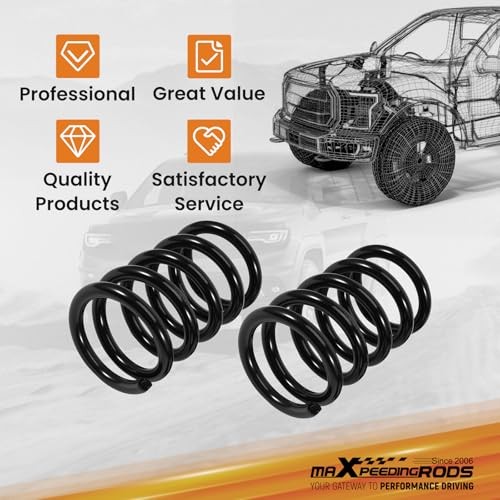 maXpeedingrods 3” Front Lowering Spring for Dodge Ram 1500 2002-2008 3" Front