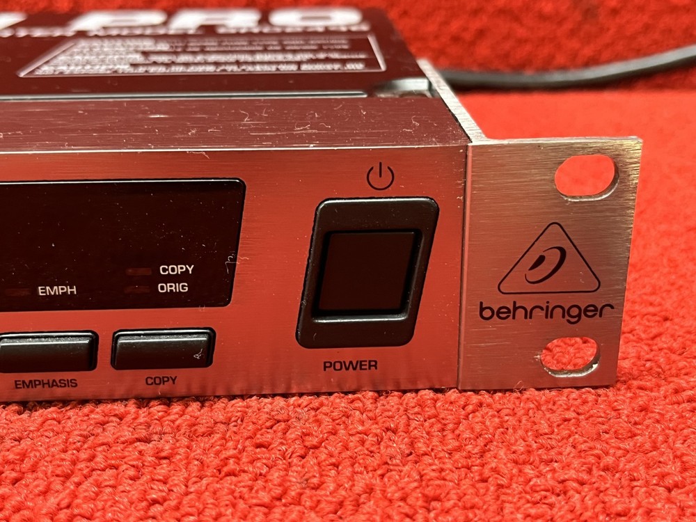 Used Behringer Ultramatch Pro SRC2496 AD/DA Sample Rate Converter Good Condition