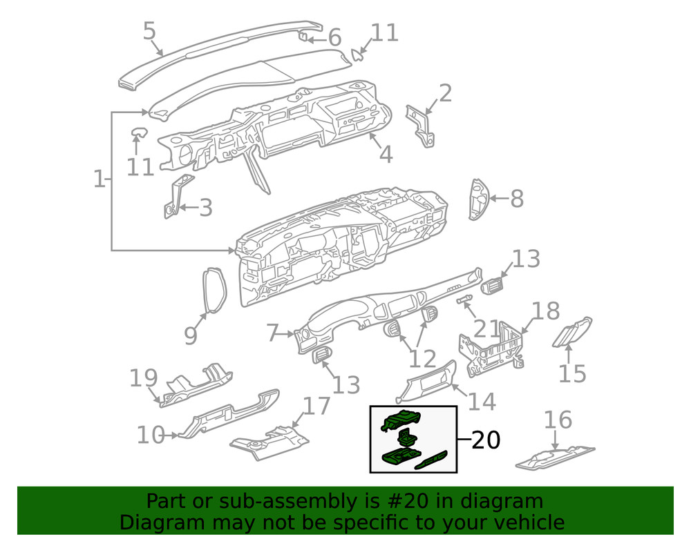 Genuine GM Ashtray 10352525