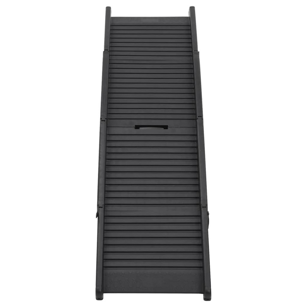 Dog Ramp Black Plastic Folding Foldable Dog Ramp Rectangular