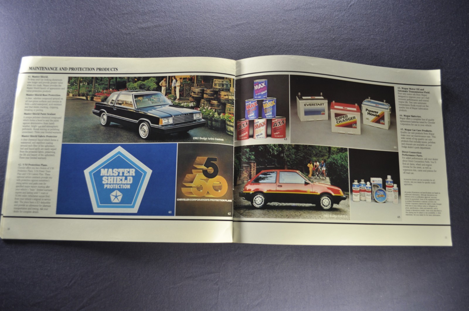 1982 Dodge Accessories Brochure 400 Aries Wagon Omni 024 Charger Ram Pickup Van