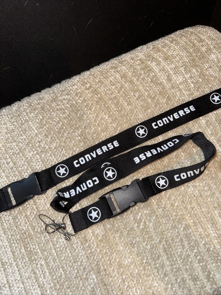 Converse Lanyard Black or Red Leave note
