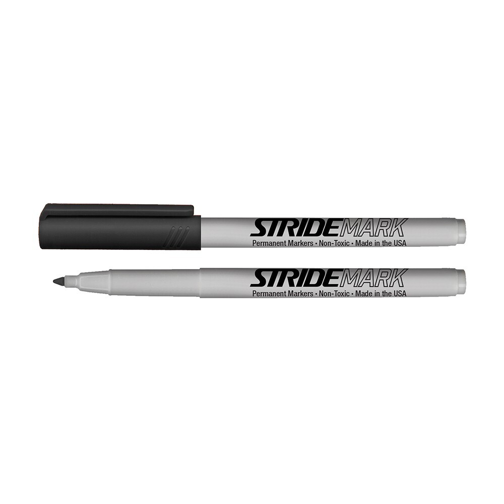 Bulk Permanent Markers, 100 ea, Bulk-Open Case Pack, Low Price, Black Ink, Fine