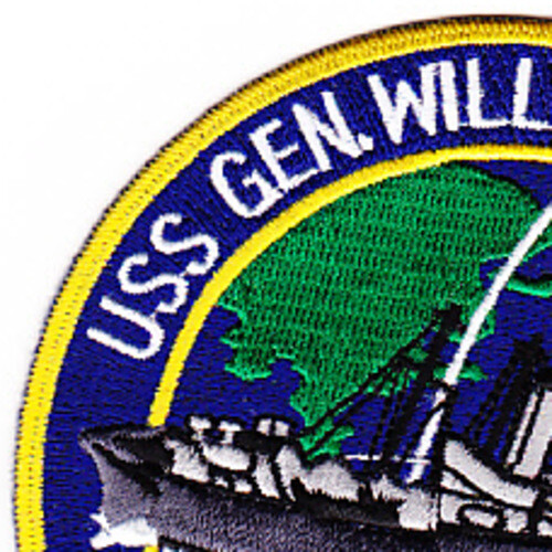 USS General William Mitchel T-AP-114 Troop Ship Patch